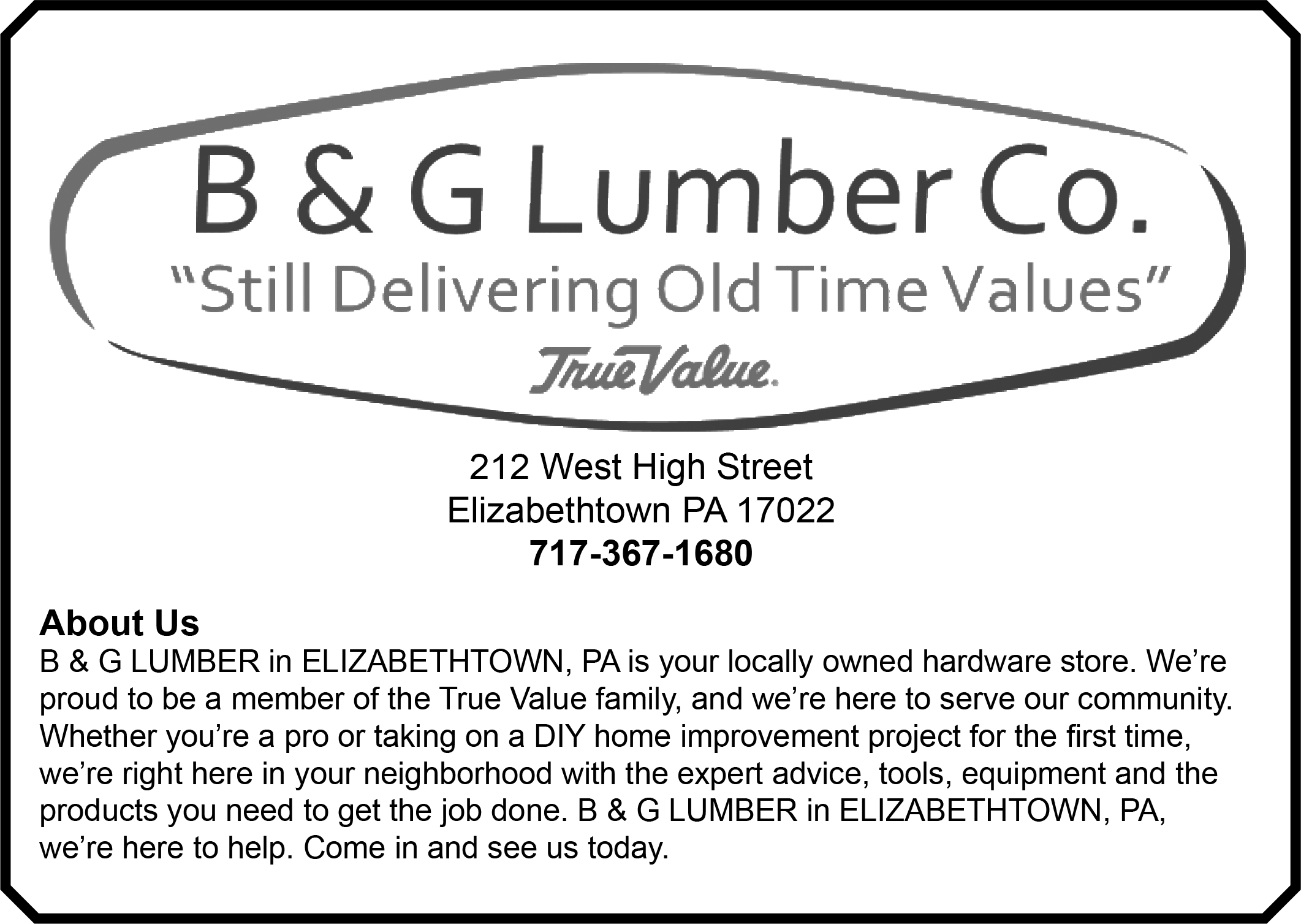 B & G Lumber
